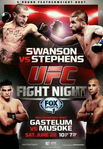 カブ スワンソン6連勝達成 6 28 Ufc Fight Night44 Swanson Vs Stephens 週刊ファイト
