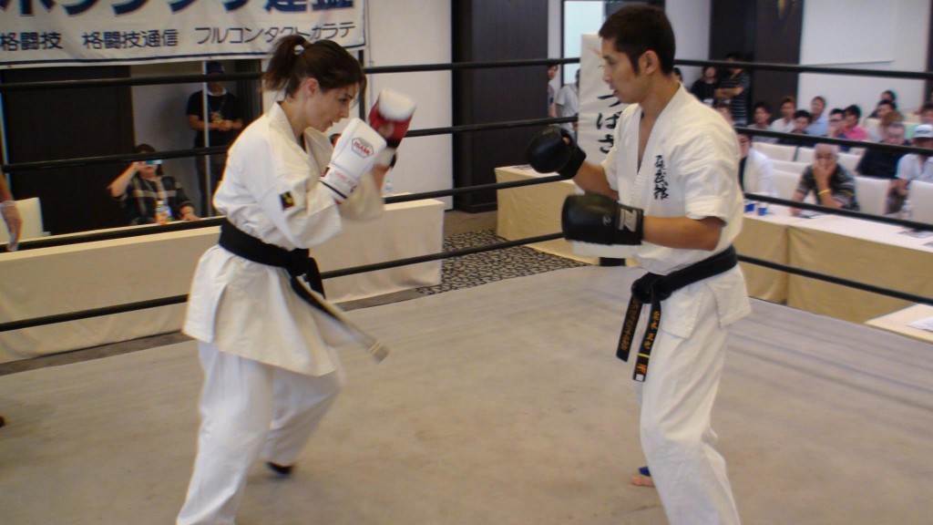 Man vs woman karate